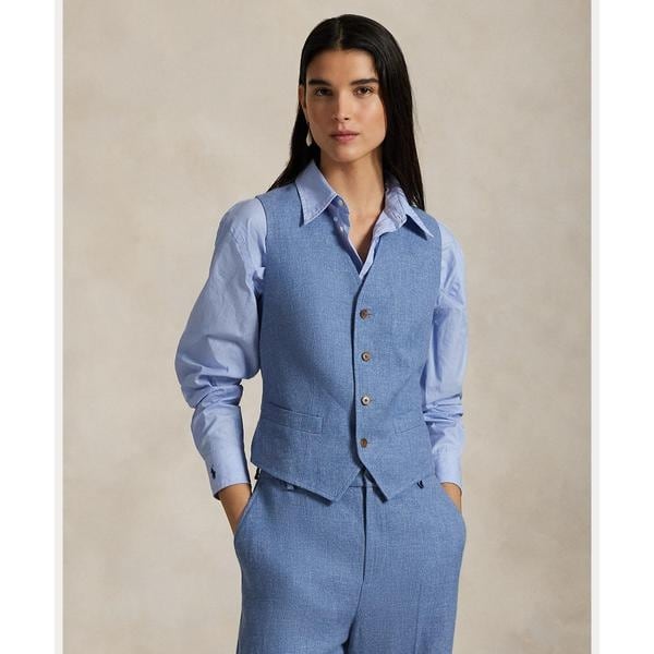 Polo by Ralph Lauren リネンコットン ベスト ラルフローレン リネンコットン ツイル ベスト | ポロ ラルフ ローレン(POLO
