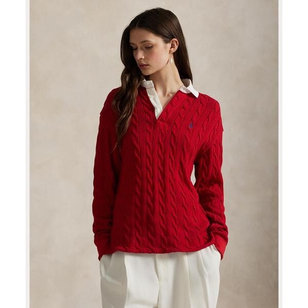 美品 現行 polo ralph lauren クロップドラガーシャツ S POLO RALPH LAUREN（ポロ ラルフ ローレン）の「Polo Sport