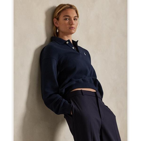 ロゴ フリース ポロカラー プルオーバー | ポロ ラルフ ローレン