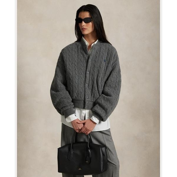 値下げ‼️新品POLO RALPH LAUREN★ウールカシミヤボンバージャケット ケーブルニット ウールカシミヤ ボンバー ジャケット | ポロ ラルフ