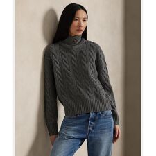 ポロ ラルフ ローレン(POLO RALPH LAUREN)のケーブルニット ウールカシミヤ ポロ セーター