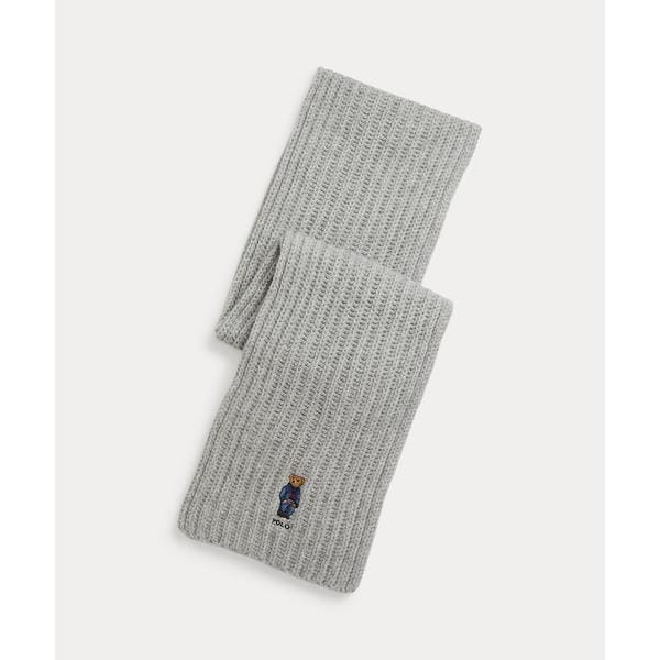 polo ralph lauren ベア　リブニット　マフラー Polo ベア リブニット マフラー | POLO RALPH LAUREN WOMENS