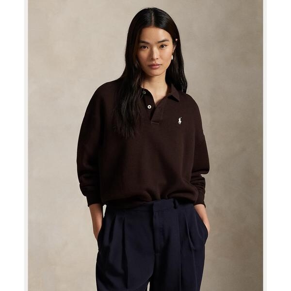ロゴ フリース ポロカラー プルオーバーPolo Ralph Lauren セール】ロゴ フリース ポロカラー プルオーバー（その他トップス