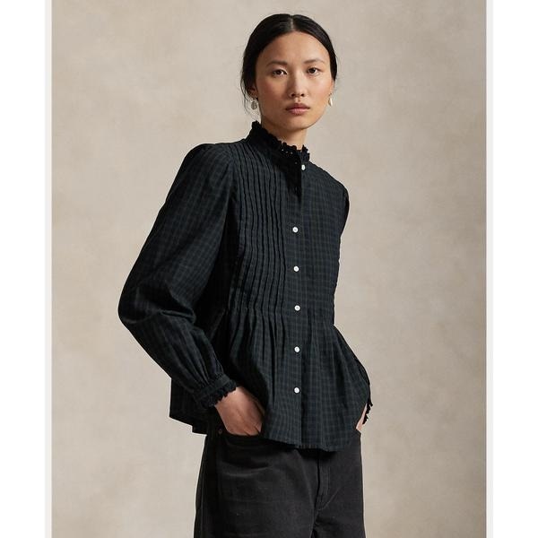 ストライプド クロップド ジャージー ラグビー シャツ | ポロ ラルフ