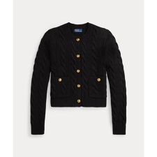 ケーブル ウールカシミヤ カーディガン