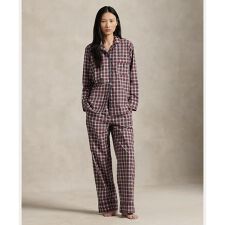 チェック ロングスリーブ パジャマ セット