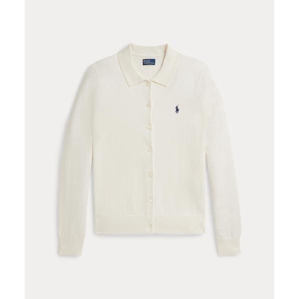 ポロラルフローレン　完売品ケーブルニットカーディガン　カシミヤ　アイボリー POLO RALPH LAUREN カーディガン ケーブルニット ウールカシミヤ