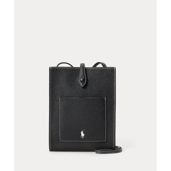 Polo Play ポロプレイ　スモール　トート&クロスボディ　黒 RALPH LAUREN｜Polo Play レザー スモール トート & クロスボディ