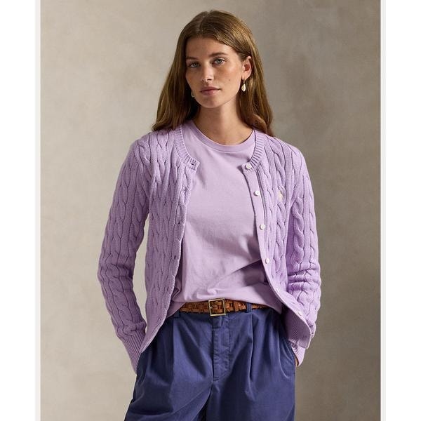 ケーブルニット コットン クルーネック カーディガン | ポロ ラルフ