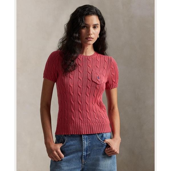 ケーブルニット コットン ショートスリーブ セーター | ポロ ラルフ