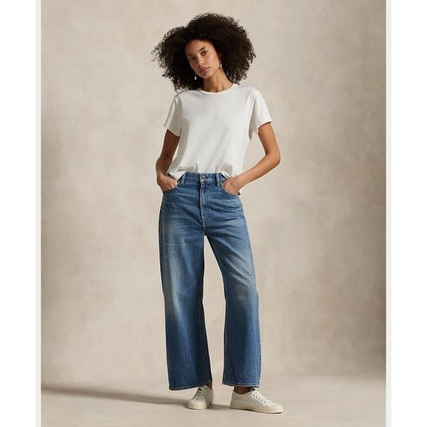 Polo Ralph Lauren Ricky ワイドレッグクロップパンツ Polo Ralph Lauren The Ricky Pants | Neiman Marcus