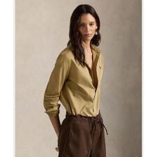 クラシック フィット コットン ツイル シャツ