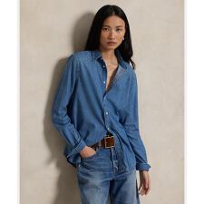 クラシック フィット デニム シャツ