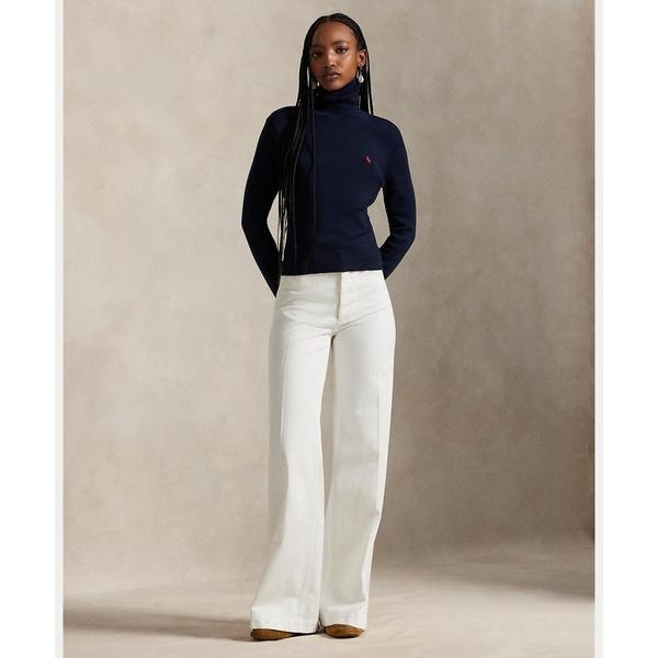 Polo Ralph Lauren Ricky ワイドレッグクロップパンツ Ricky ワイドレッグ クロップ パンツ | ポロ ラルフ ローレン(POLO