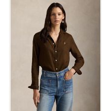 クラシック フィット リネン シャツ