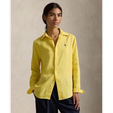 クラシック フィット リネン シャツ