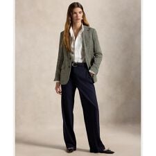 ストレッチウール リラックス ストレート パンツ