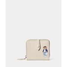 Polo ベア レザー コンパクト ウォレット