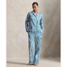 Polo ベア コットン サティーン パジャマ セット
