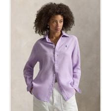 クラシック フィット リネン シャツ