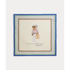 Polo ベア コットン スクエア スカーフ