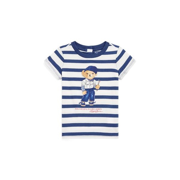 ベビー)Polo ベア ストライプド コットン Tシャツ | ポロ ラルフ