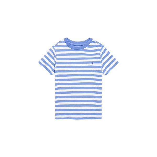 ボーイズ 4才～7才)ストライプド コットン ジャージー Tシャツ | ポロ