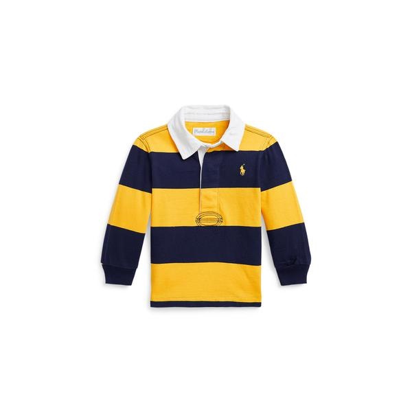 ベビー)ストライプド コットン ジャージー ラグビー シャツ | ポロ ラルフ ローレン(POLO RALPH LAUREN) | マルイウェブチャネル