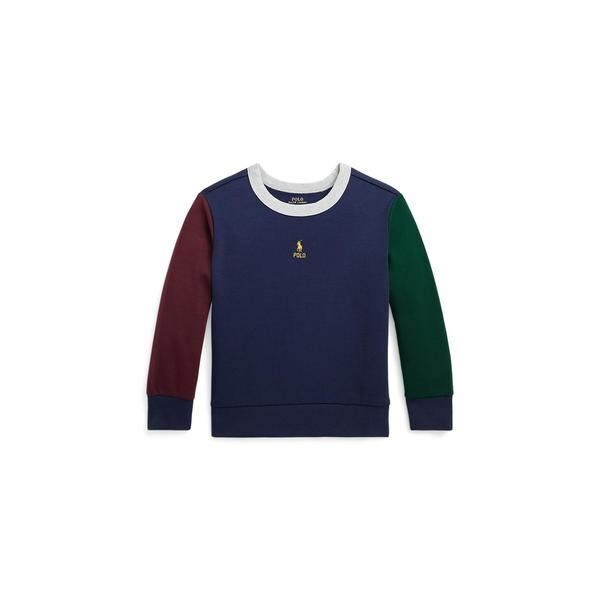 ボーイズ 4才～7才)カラーブロック ダブルニット スウェットシャツ