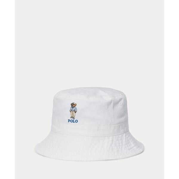 ラルフローレン　ハット　Ralph Lauren ボーイズ 8才～20才)Polo ベア コットン ツイル バケット ハット