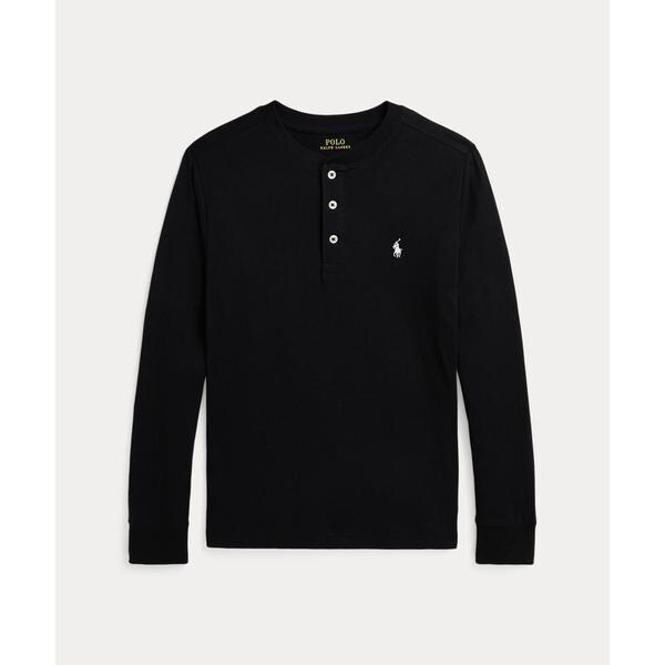 (ボーイズ 8才〜20才)コットン ジャージー ヘンリー シャツ