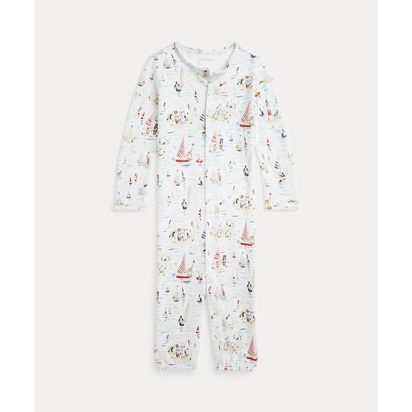 ベビー)RL ベビー x Riley Sheehey ガウンカバーオール | ポロ ラルフ