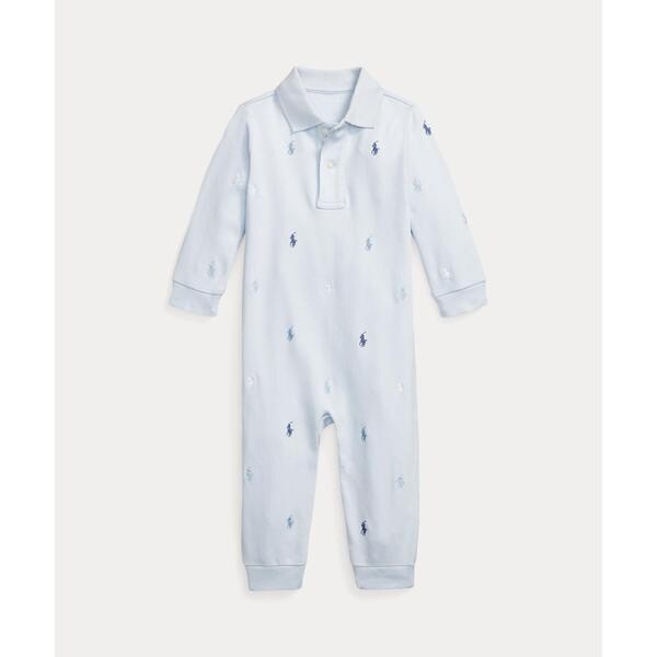 ベビー)Polo ポニー ソフト コットン ポロ カバーオール | ポロ ラルフ