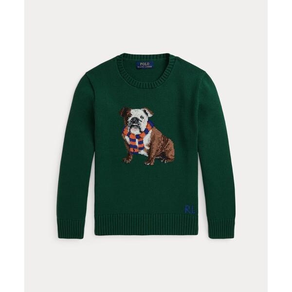 Polo Ralph Lauren 犬ニットセーター Polo by Ralph Lauren 犬刺繍 ニットセーター 24M - メルカリ