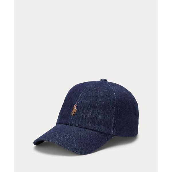 ポロラルフローレン デニムキャップ POLO RALPH LAUREN (ポロラルフローレン) クラシック ロゴ 刺繍