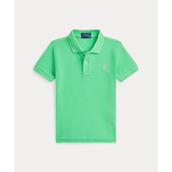 Ralph Lauren ストライプ コットン メッシュ ポロシャツ ストライプド コットン メッシュ ポロシャツ | ラルフ ローレン