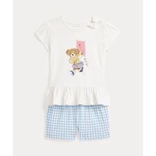 (ベビー)Polo ベア コットン Tシャツ & ブルマー セット