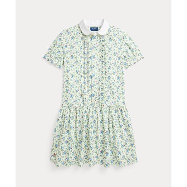 ポロラルフローレン ポロベア ロングフレアワンピース サイズ16 160 総柄 POLO RALPH LAUREN - POLObyRalphLauren(ポロラルフローレン