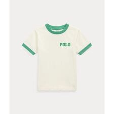 (ボーイズ 2才～7才)ロゴ コットン ジャージー リンガー Tシャツ