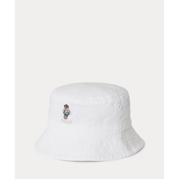 美品 POLO RALPH LAUREN バケットハット ポロベア リバーシブル ベビー)Polo ベア リバーシブル ツイル バケット ハット | ポロ