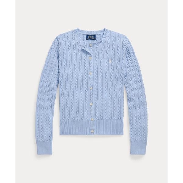 m00 美品✨ ポロラルフローレン❤️コットン ケーブル カーディガン ケーブルニット コットン カーディガン | POLO RALPH LAUREN CHILDRENS