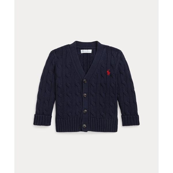 ボーイズ 8才～20才)コットン Vネック レターマン カーディガン