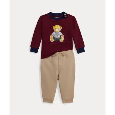 (ベビー)Polo ベア ジャージー Tシャツ & フリース パンツ セット