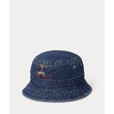 (ベビー)Polo ベア インディゴ デニム バケット ハット