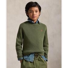 (ボーイズ 8才～20才)コットン クルーネック セーター