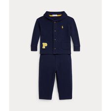 (ベビー)エステートリブ レター ジャケット & パンツ セット