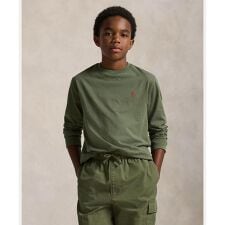 (ボーイズ 8才～20才)コットン ジャージー ロングスリーブ Tシャツ