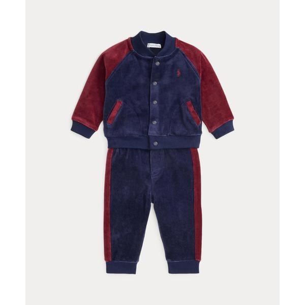 ボーイズ 8才～20才)ロゴ ツイル ベースボール ジャケット