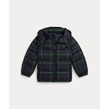 ポロ ラルフ ローレン(POLO RALPH LAUREN)の(ボーイズ 2才～7才)チェック ダウン フーデッド ジャケット