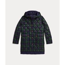ポロ ラルフ ローレン(POLO RALPH LAUREN)の(ガールズ 7才～16才)チェック キルテッド リバーシブル フーデッド ジャケ
